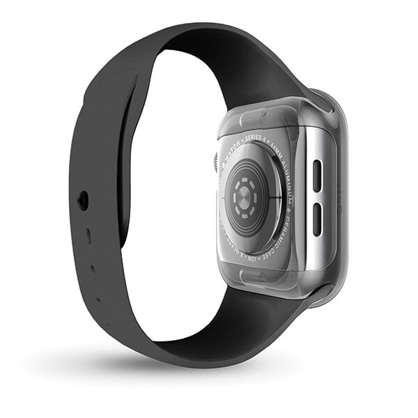 UNIQ Garde-deksel for Apple Watch Series 4/5/6/SE 44mm. grå/røykgrå