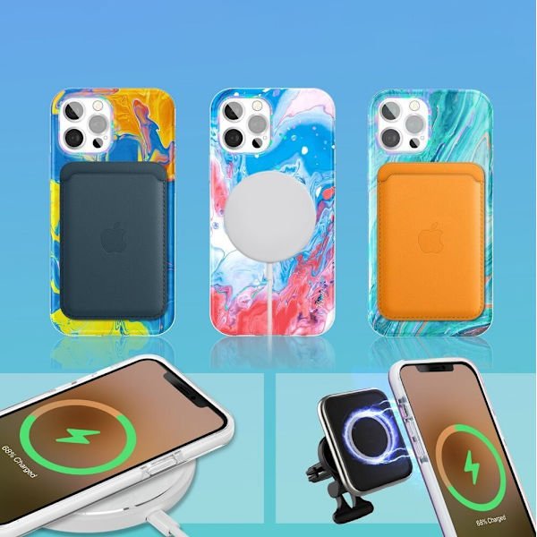 KINGXBAR CASE CASE COVER COVER TIL IPHONE 12 PRO MAX