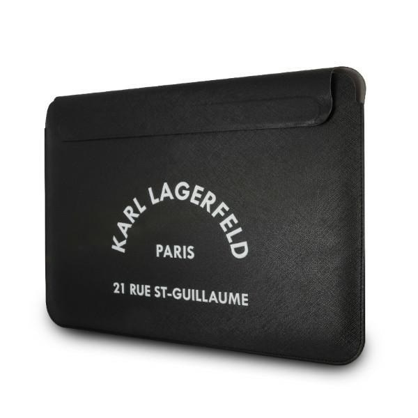 Karl Lagerfeld Sleeve KLCS133RSGSFBK 13" svart/svart Saffiano RSG