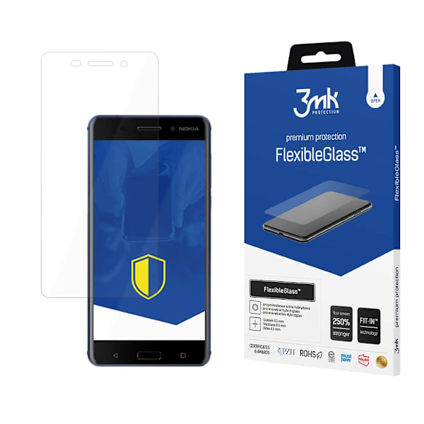 NOKIA 6 - 3MK FLEXIBLEGLASS
