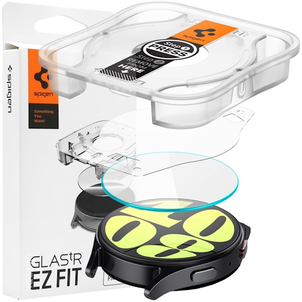 HÆRDET GLAS SPIGEN GLAS.TR "EZ-FIT" 2-PAK GALAXY WUR 7 (44 MM) KLAR