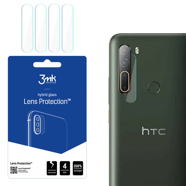 HTC U20 5G - 3MK OBJEKTIVBESKYTTELSE