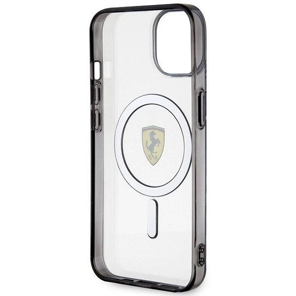 FERRARI OUTLINE MAGSAFE ETUI TIL IPHONE 14 PLUS - GENNEMSIGTIG