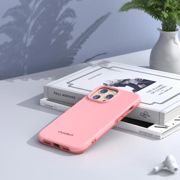 CHOETECH CASE MED MAGSAFE TIL IPHONE 13 PRO MAX PINK