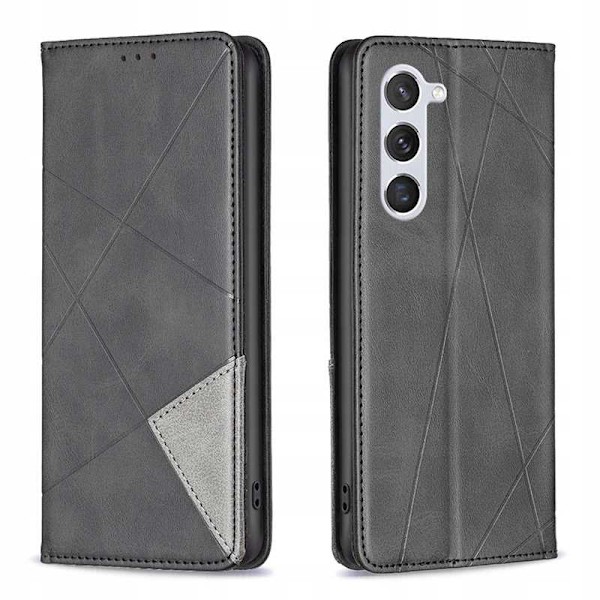 Zaps Origami Plånbok Galaxy S24 Telefonskäl, Svart