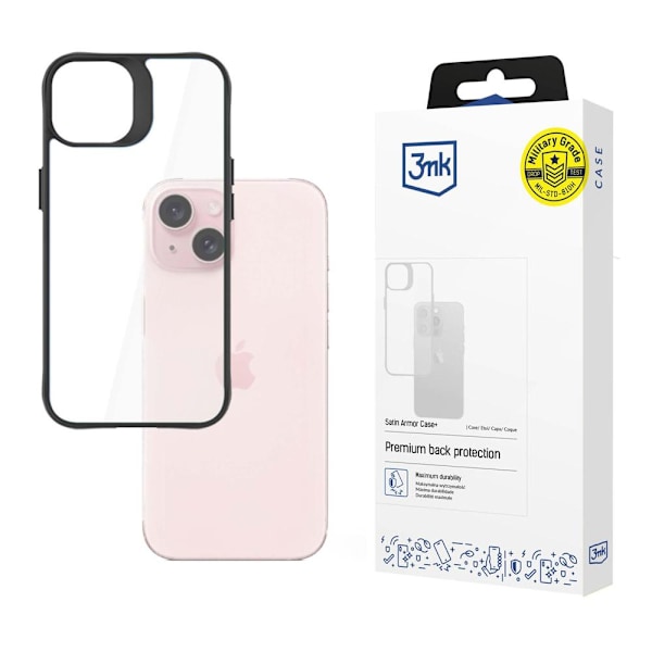APPLE IPHONE 15 PLUS - 3MK SATIN ARMOR CASE+