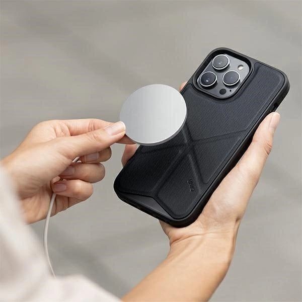 Uniq Transforma skal till iPhone 14 Pro Max Magclick Charging - svart