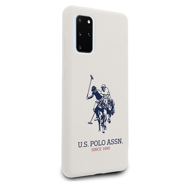 AMERIKANSK SAG POLO ASSN. SILIKONEKOLLEKTION TIL SAMSUNG GALAXY S20+ - HVID