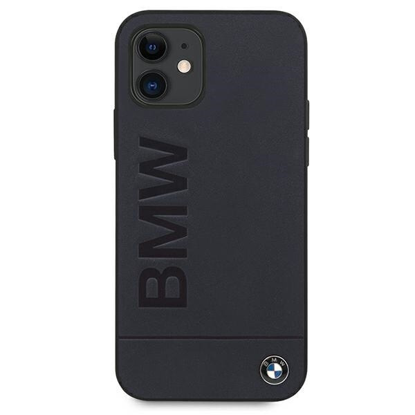 BMW BMHCP12SSLLNA veske iPhone 12 mini 5.4 marine/marine hard veske Signatur Logo Impressum