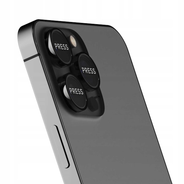 Spacecase Quickfit Härdat Glas För Iphone 13 Pro Max Black Camera