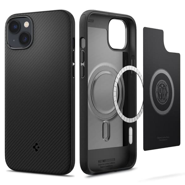 SPIGEN MAG ARMOR IPHONE 14 PLUS MATT SVART