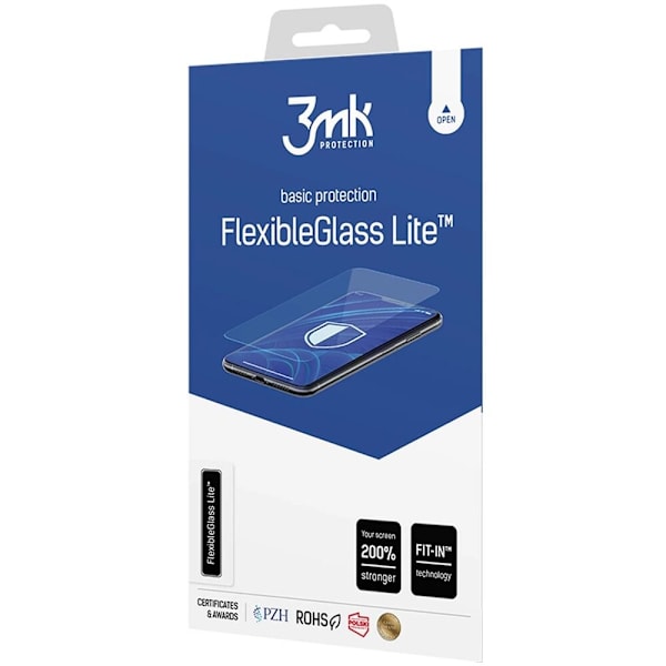 3mk FlexibleGlass Lite™ hybridglass i Nokta Makro The Legend (ramme)