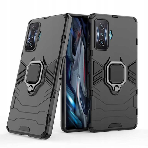 Spacecase Case Cover Till Poco F4 Gt X-Ring Svart