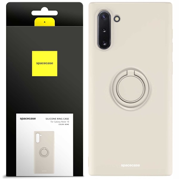 Spacecase Silikonecase Ring För Samsung Galaxy Note 10 Bone