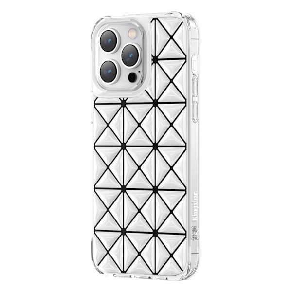Kingxbar Miya Series-deksel til iPhone 14 Pro Max, bakdeksel, bakdeksel, hvit