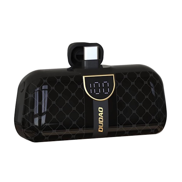 Minibag formet Dudao K20SC powerbank USB-C 5000mAh - svart
