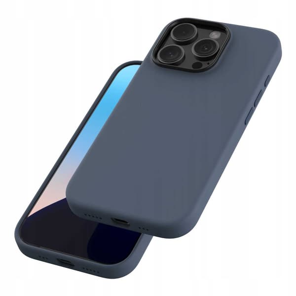 Spacecase Case Cover Till Iphone 16 Pro Sc Pure Mag Mörkblåt