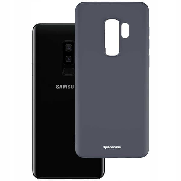 Spacecase Silikonfodral För Galaxy S9+ Svart Skydd
