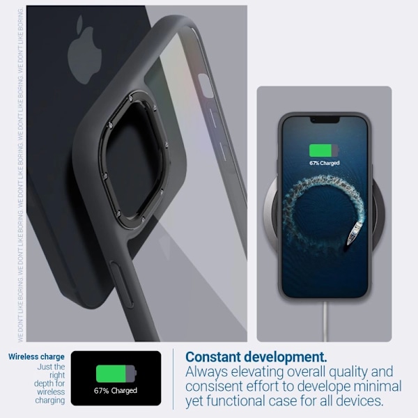 CASEOLOGY SKYFALL ETUI TIL IPHONE 14 PLUS - MAT SORT