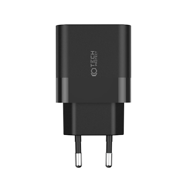 TECH-PROTECT C20W 2-PORTS NETVÆRKSOPLADER PD20W SORT