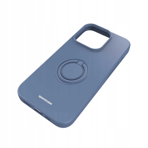 Spacecase Silikonring För Iphone 15 Pro Blue