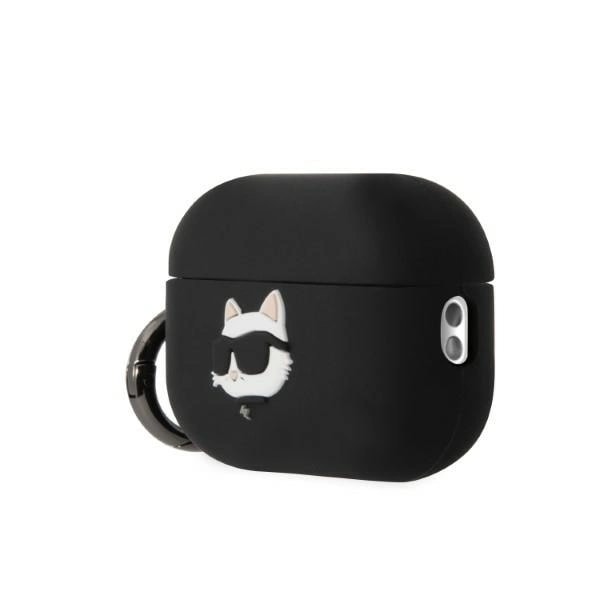 KARL LAGERFELD SILIKONE CHOUPETTE HEAD 3D ETUI TIL AIRPODS PRO 2 - SORT