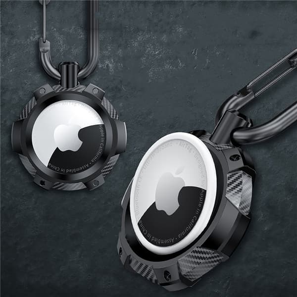 TECH-PROTECT TPUCARBON APPLE AIRTAG SVART