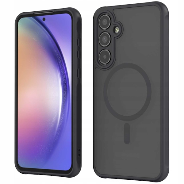 Spacecase Case Hybrid Case För Samsung Galaxy A35 5G Svart