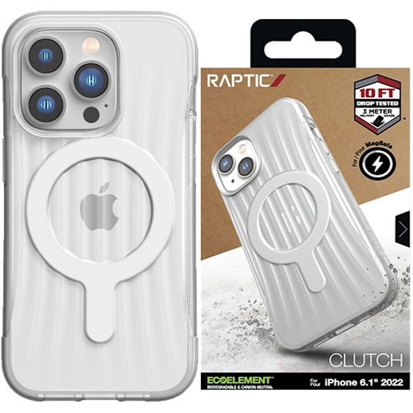 RAPTIC X-DORIA CASE MED MAGSAFE TIL IPHONE 14 PRO TRANSPARENT