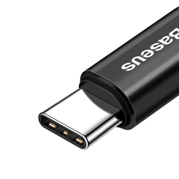 Baseus Fish Eye kabel USB-A / USB-C 2A 1m - svart