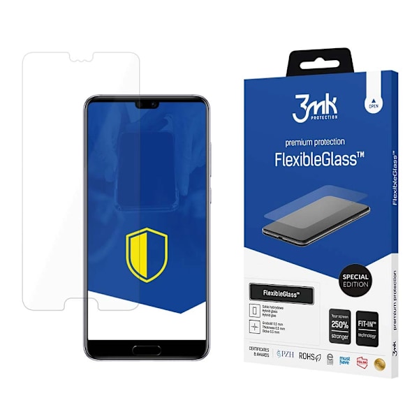 3MK FLEXIBLEGLASS SPECIAL EDITION HYBRIDGLAS TIL HUAWEI P20