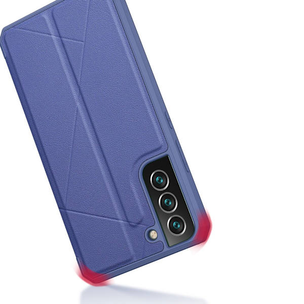 DUX DUCIS Skin X-deksel med klaff for Samsung Galaxy S22+ (S22 Plus) blå