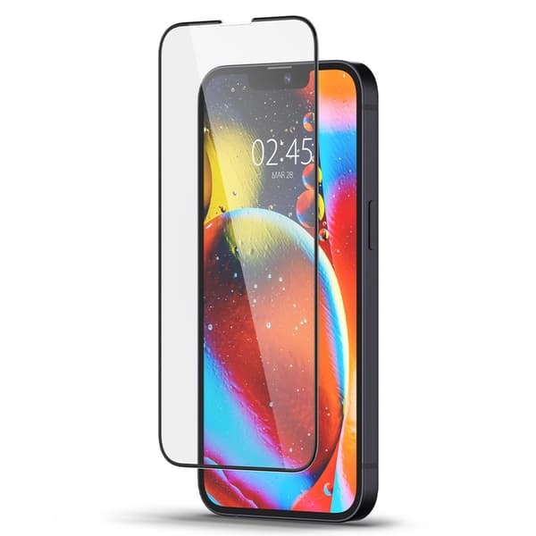HÆRDET GLAS SPIGEN GLASS FC IPHONE 13 PRO MAX / 14 PLUS SORT