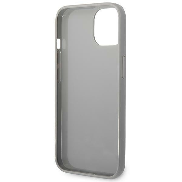 KARL LAGERFELD MONOGRAM IRIDESCENT COVER TIL IPHONE 14 PLUS - SØLV