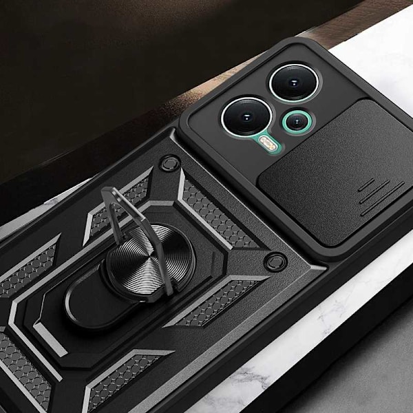 Spacecase Case Cover Till Xiaomi Poco X5 Redmi Note 12 5G Svart