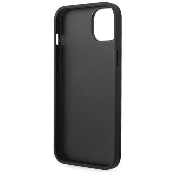 KARL LAGERFELD SAFFIANO MONO METAL LOGO ETUI TIL IPHONE 14 PLUS - GRÅ