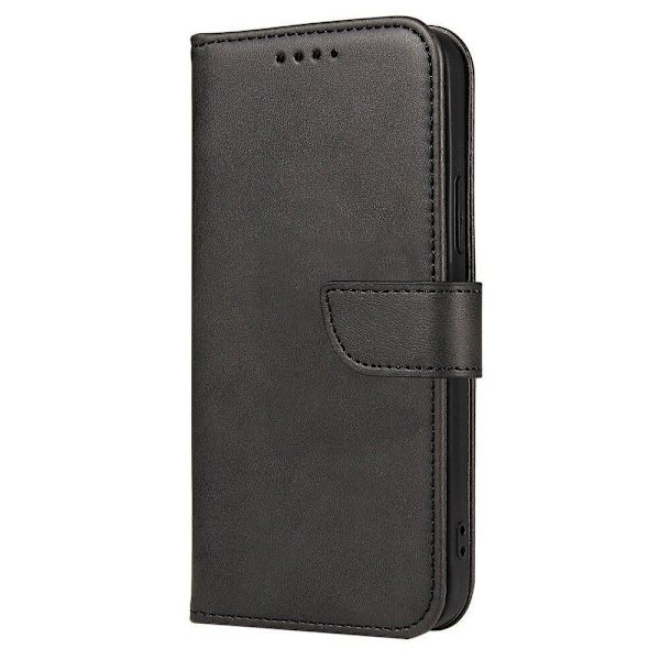Magnetisk etui, stilig etui, dekselklaff og stativfunksjon for OnePlus Ace, svart