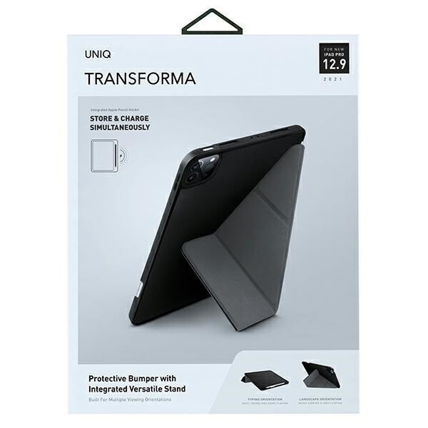 UNIQ TRANSFORMA ETUI TIL IPAD PRO 12.9'' (2021) - SORT