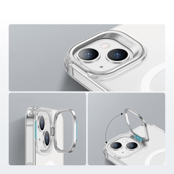 ESR CLASSIC KICKSTAND HALOLOCK MAGSAFE IPHONE 14 PLUS CLEAR