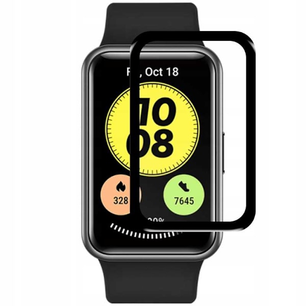 Spacecase Härdat Glas För Huawei Watch Fit Transparent Skydd