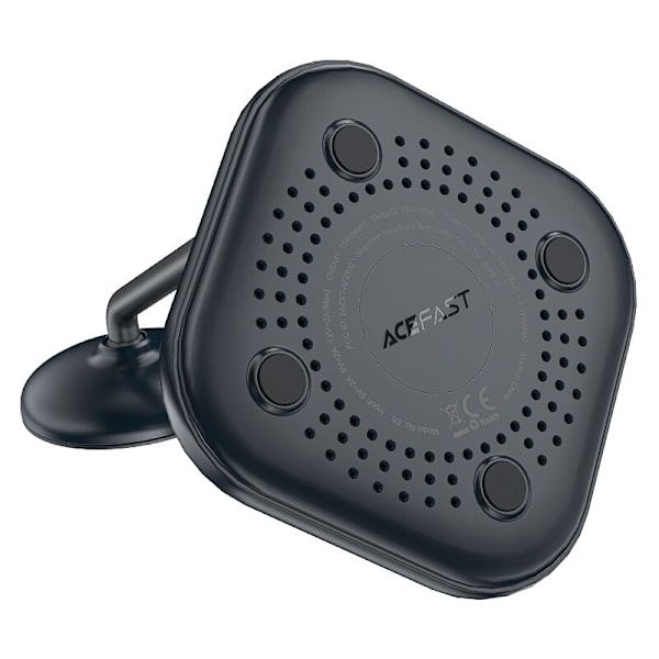 ACEFAST TRÅDLØS QI-LADER 15W TIL IPHONE AIRPODS GRÅ STATIV