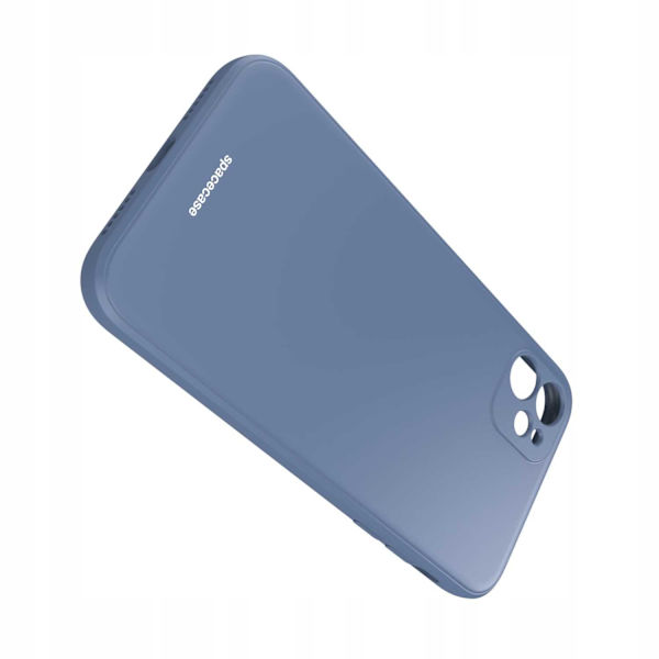 Spacecase Silikonfodral För Iphone 11 Blått Skydd