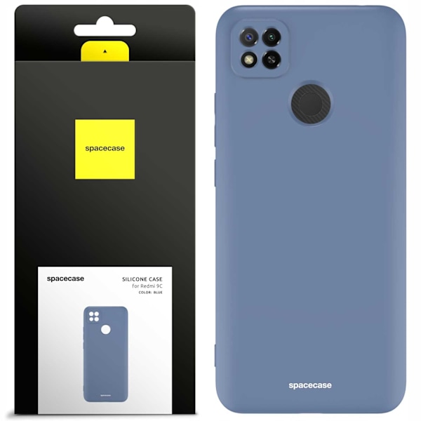 Spacecase Silikonfodral För Xiaomi Redmi 9C Blue