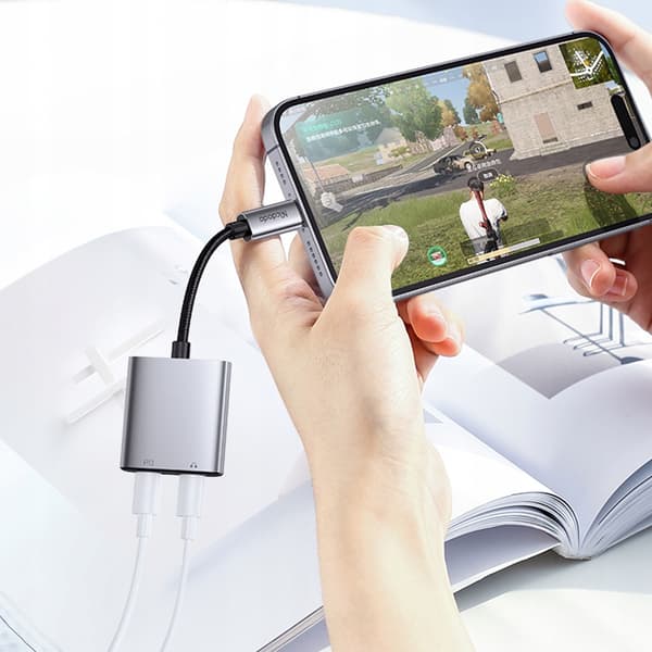 MCDODO ADAPTER 2X BLIXTKABEL FÖR IPHONE X 11 12 13 14 PRO