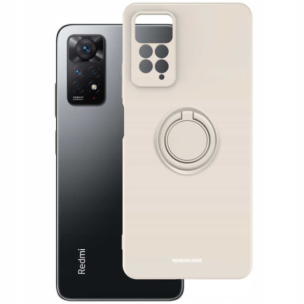 Spacecase Cover Till Xiaomi Redmi Note 11 Pro 4G 5G Bone