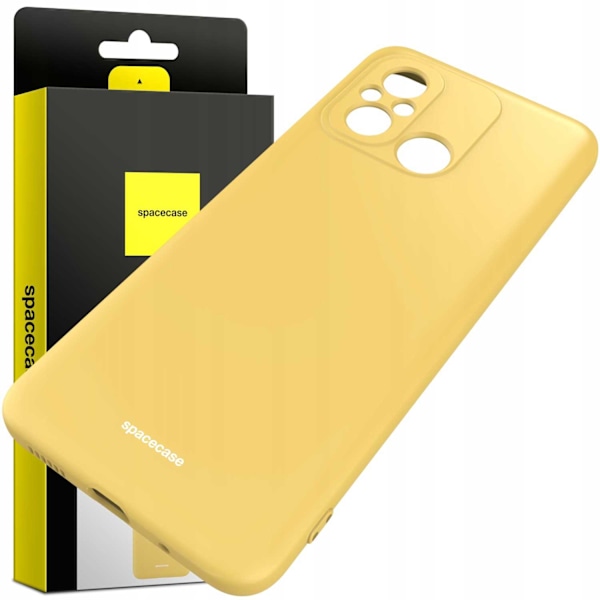 Spacecase Silikonfodral För Xiaomi Redmi 12C Yellow
