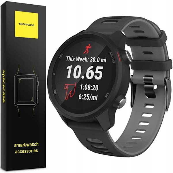 Spacecase Klorremband 22Mm Svart För Apple Watch 1 2 3 4 5 6 7