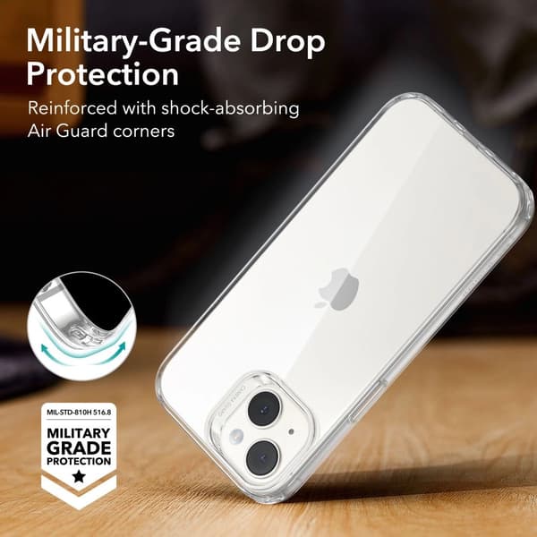 ESR PROJECT ZERO ETUI TIL IPHONE 15 - GENNEMSIGTIG