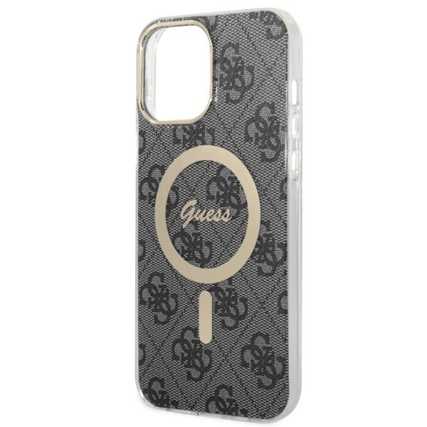 Guess GUHMP13XH4STK-deksel til iPhone 13 Pro Max 6.7 - svart 4G MagSafe