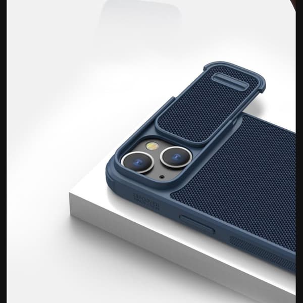 NILLKIN CASE COVER MED KAMERA COVER TIL IPHONE 14+ SORT
